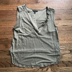 Banana Republic army green Tank Size M